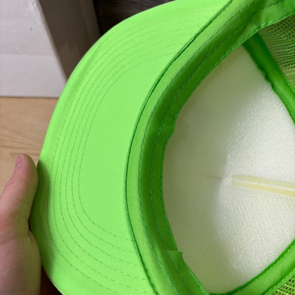 See Sheck Hat Cap Snap Back Womens Green Trucker Adjustable - Picture 7 of 9